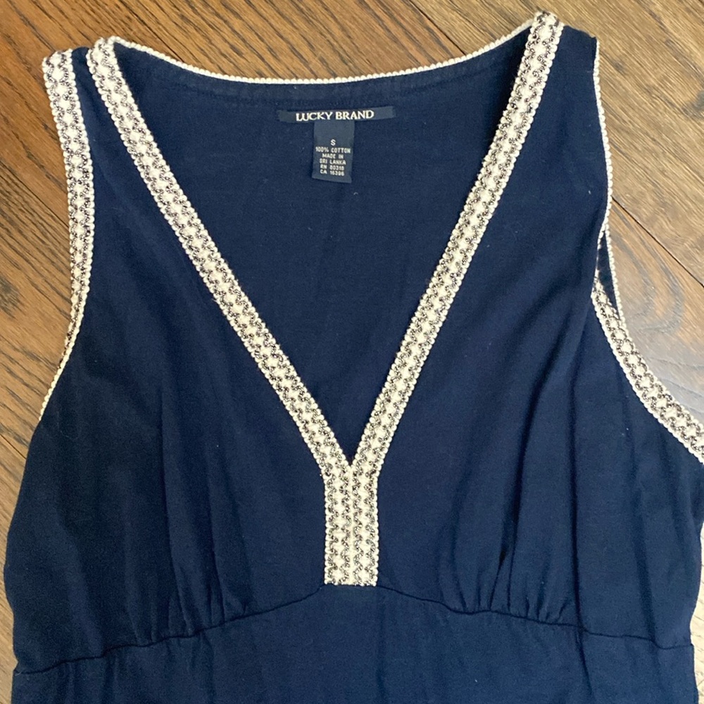 Lucky Brand V neck Dress #packware - Picture 2 of 6